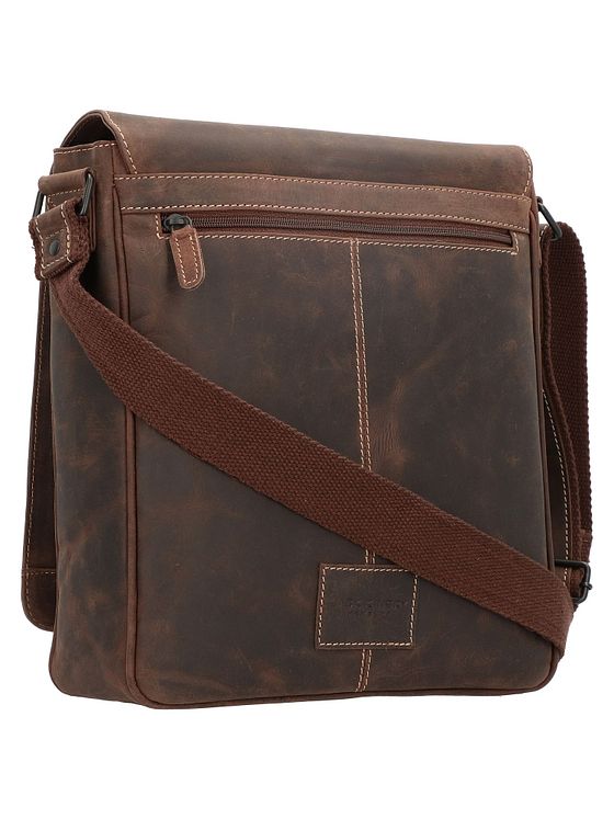 Jack Kinsky Baltimore 4 axelremsväska läder 28 cm