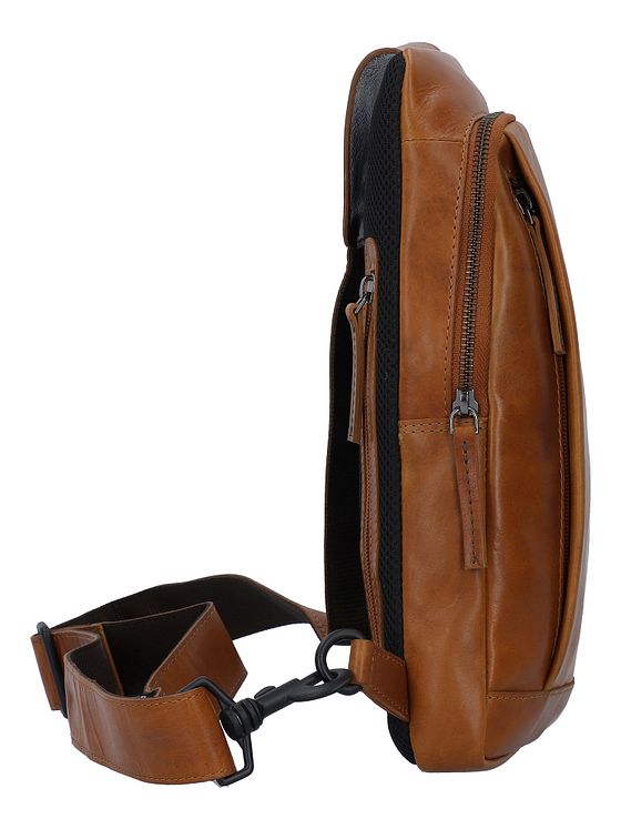 Greenburry Newport skuldertaske i læder 33 cm