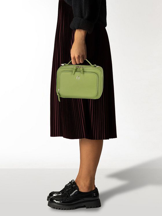 AIGNER Zita håndtaske i læder 22 cm AIGNER Zita håndtaske i læder 22 cm