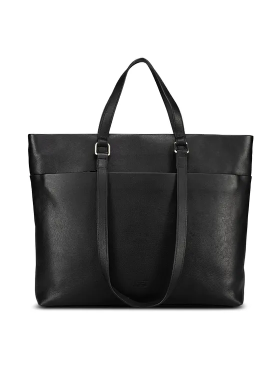 Jost Lysa Business-shopper -nahkalaukku, 36 cm, kannettavan tietokoneen lokero Jost Lysa Business-shopper -nahkalaukku, 36 cm, kannettavan tietokoneen lokero