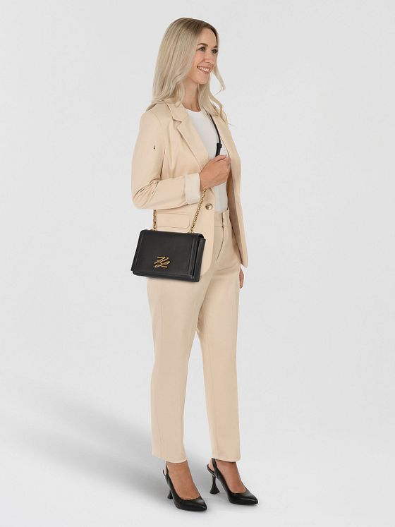 Karl Lagerfeld Autograph Skuldertaske Læder 20 cm