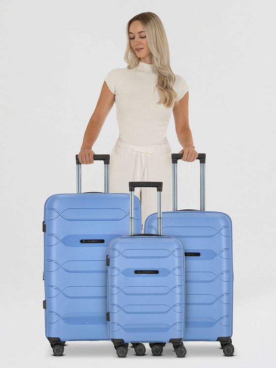 Polestream Strz by Asteroid 4 kolečka Sada kufrů 3-dílný s roztažitelným záhybem