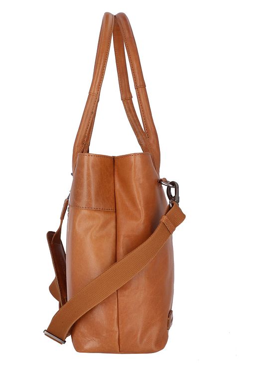 Plevier Rock Amber Skuldertaske Læder 43 cm Laptoprum