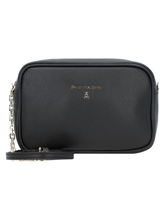 Patrizia Pepe Kožená taška přes rameno 20 cm