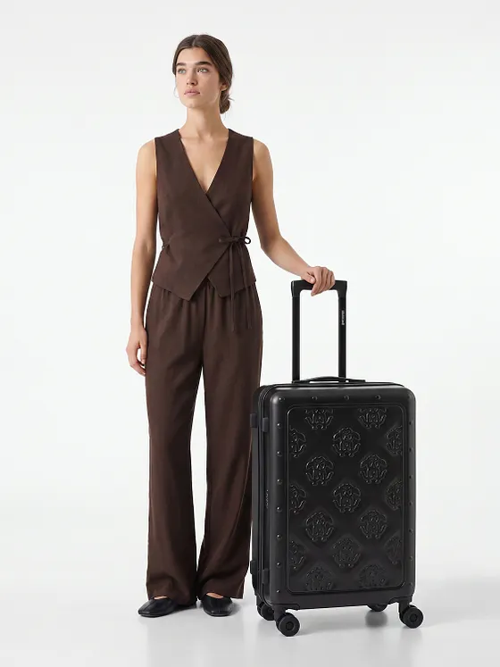 Roberto Cavalli Florence 4 ruedas Trolley 63 cm Con asa expansible Roberto Cavalli Florence 4 ruedas Trolley 63 cm Con asa expansible