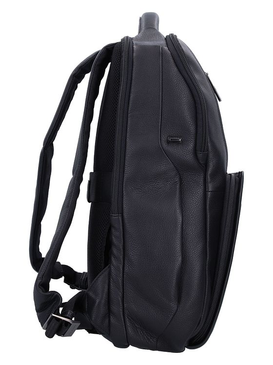 Piquadro Akron-rygsæk 43 cm med rum til bærbar computer