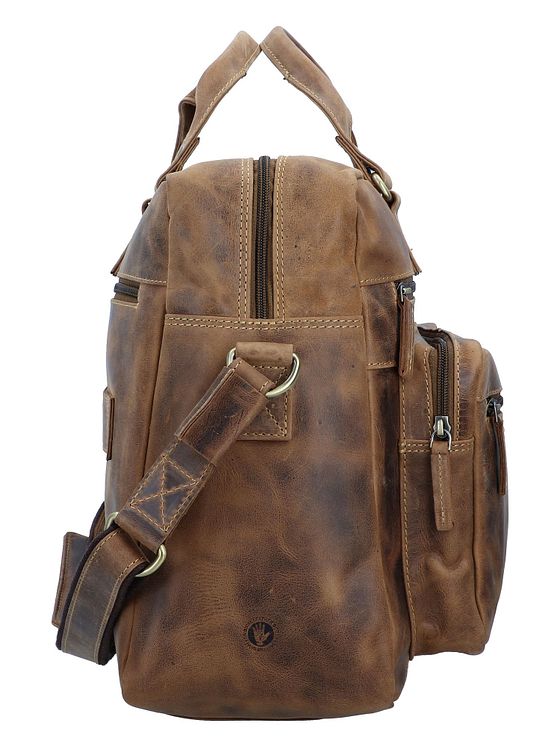 Greenburry Vintage Dokumenttaske Læder 43 cm Laptoprum
