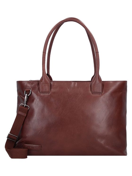 Plevier Rock Amber Skuldertaske Læder 43 cm Laptoprum