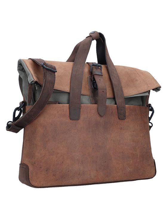 Harold's Twister dokumentmappe i læder 40 cm med rum til bærbar computer