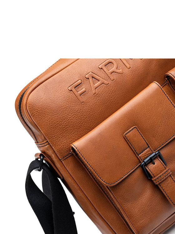 Farmhood Memphis Dokumenttaske Messenger Læder 38 cm Laptoprum