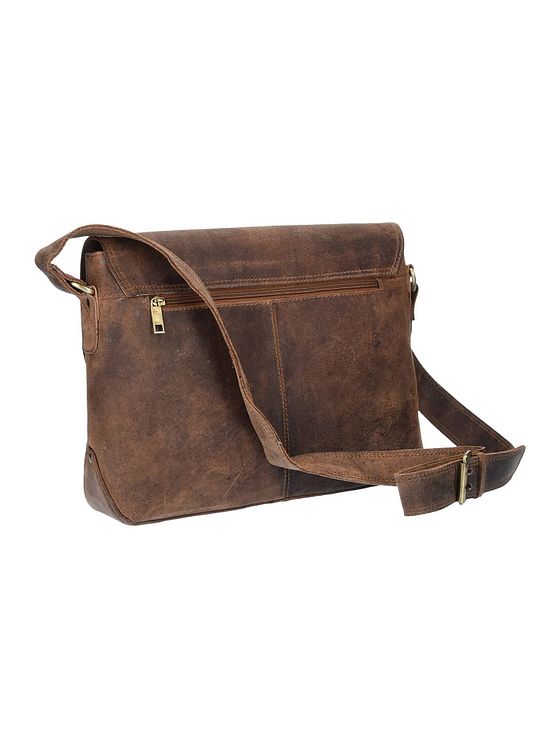 Harold's Antik Messenger 32 cm læderrum til bærbar computer
