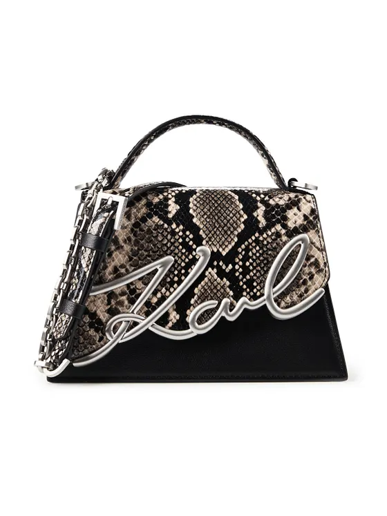 Karl Lagerfeld Signature 2.0 Bolso Piel natural 22 cm Karl Lagerfeld Signature 2.0 Bolso Piel natural 22 cm