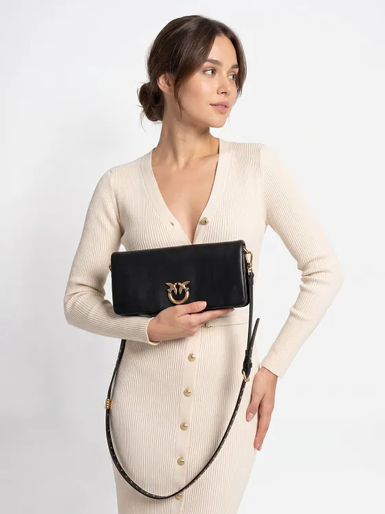 PINKO Love Soft Clutch Piel natural 27 cm PINKO Love Soft Clutch Piel natural 27 cm