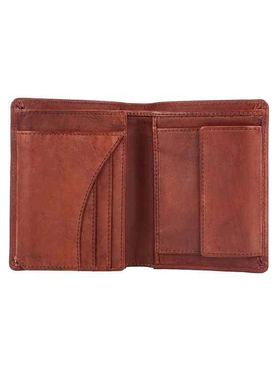 Greenburry Vintage pung i vasket læder 10 cm Greenburry Vintage pung i vasket læder 10 cm