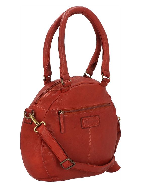 Greenland Nature Femi & Nine skuldertaske i læder 34 cm