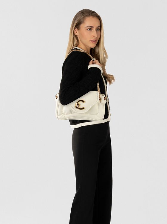 Coccinelle C-Me Fluffy Taška přes rameno Kůže 21 cm