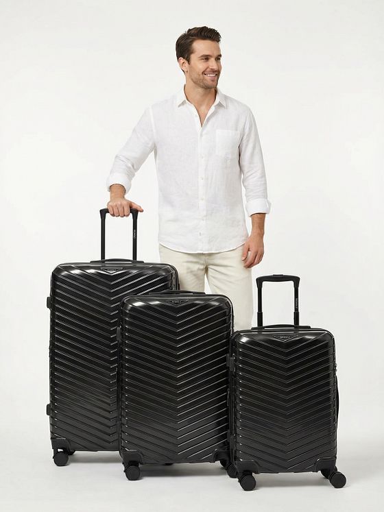 Redolz Essentials 18 4 kolečka Sada kufrů 3-dílný s roztažitelným záhybem