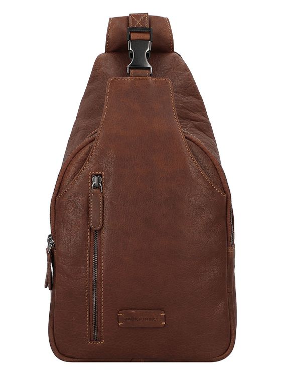 Jack Kinsky Porto 12 skuldertaske i læder 38 cm