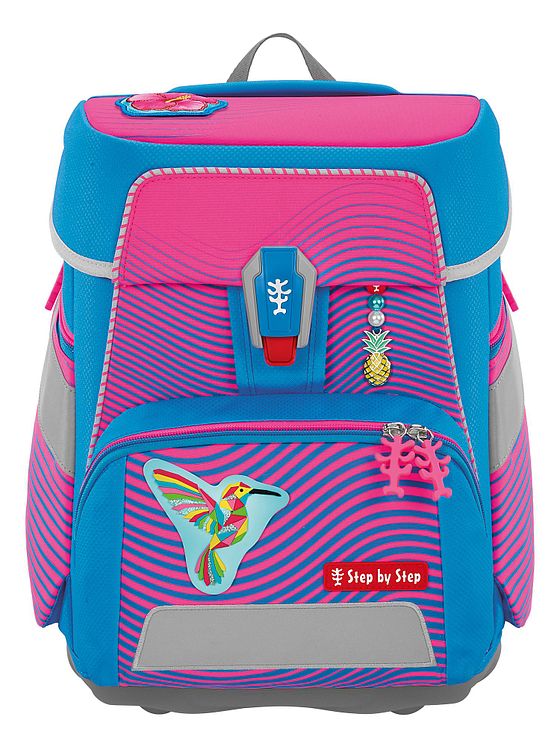 Step by Step Space Neon Skoleransel-sæt 5-delt