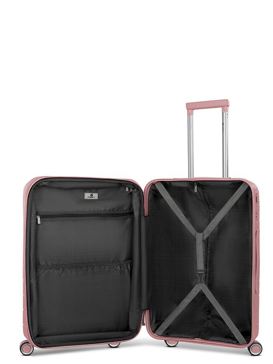 Franky London 4 hjul Trolley M 65 cm med strækfold Franky London 4 hjul Trolley M 65 cm med strækfold