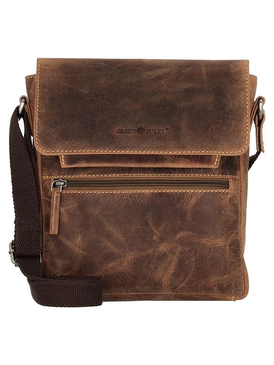 Greenburry Vintage skuldertaske i læder 22 cm Greenburry Vintage skuldertaske i læder 22 cm