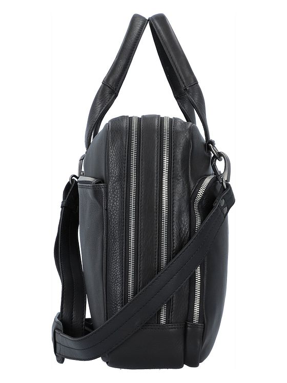 Plevier Vintage Larry Dokumenttaske Læder 40 cm Laptoprum