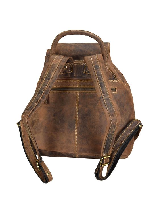 Greenburry Vintage City-rygsæk i læder 35 cm