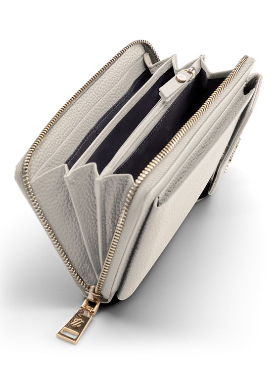 Lazarotti Bologna Leather Zip-Around Peněženka Pouzdro na mobilní telefon kožené 19 cm