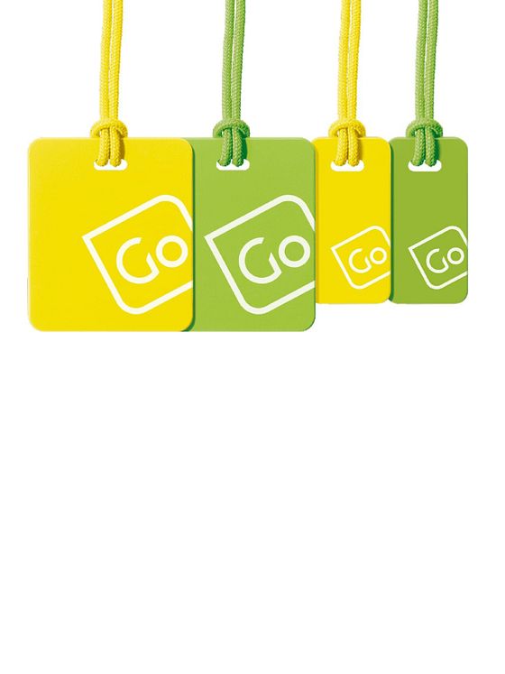 Go Travel Adressemærkatsæt 4 stk. Go Travel Adressemærkatsæt 4 stk.