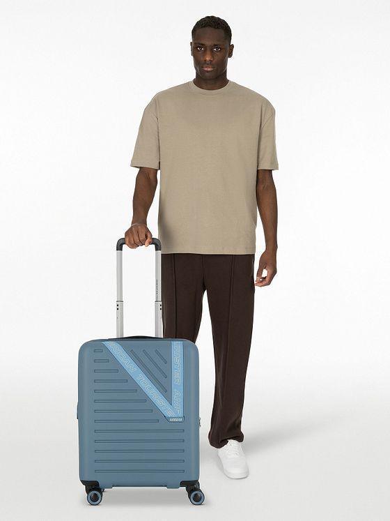 American Tourister Dynabelt 4 kolečka Kabinkový kufr 55 cm s roztažitelným záhybem