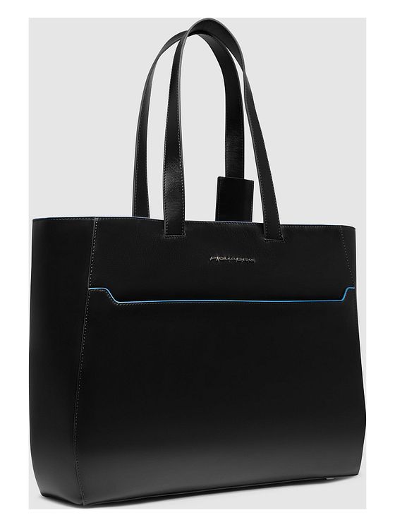 Piquadro Blue Square Shopper-taske Læder 40 cm