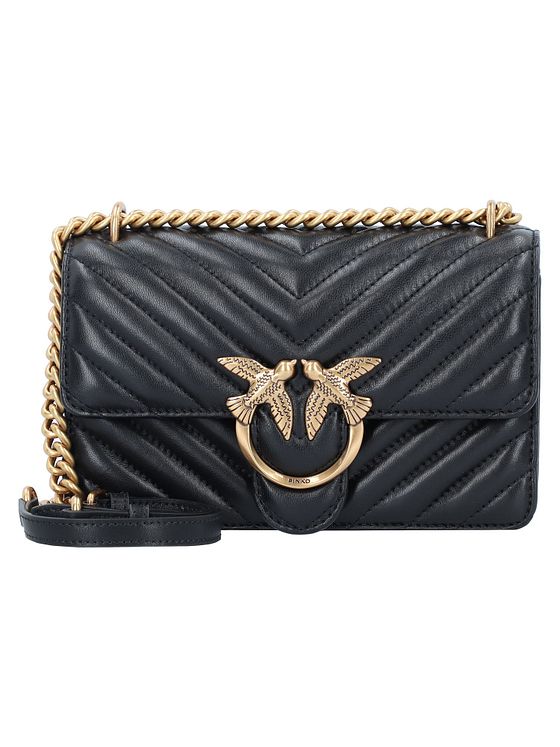PINKO Love One Skuldertaske Læder 21 cm