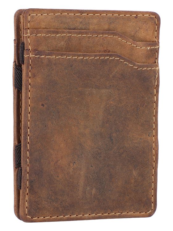 Greenburry Vintage kreditkortholder i læder 7 cm