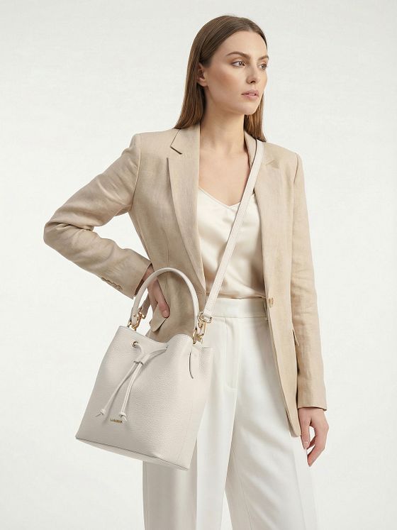 Lazarotti Bologna Kožená crossbody taška kůže 25 cm