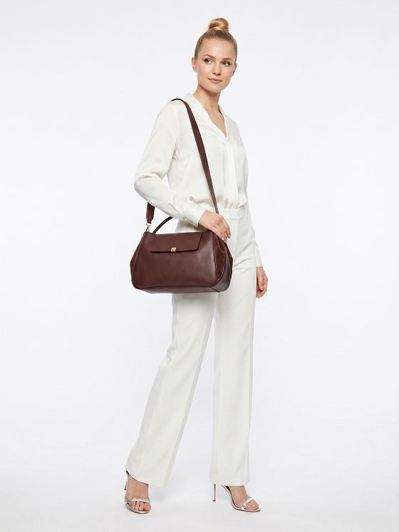 Coccinelle Pansy Bolsa de hombro Piel natural 34 cm