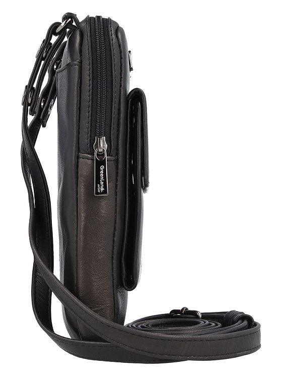 Greenland Nature Black Nappa Mobil-etui Læder 11.5 cm Greenland Nature Black Nappa Mobil-etui Læder 11.5 cm