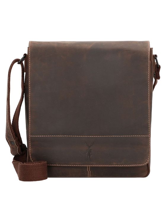 Jack Kinsky Baltimore 4 axelremsväska läder 28 cm