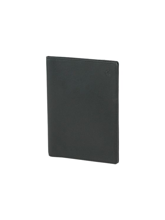 Esquire ID-kortholder med logo i læder 12 cm