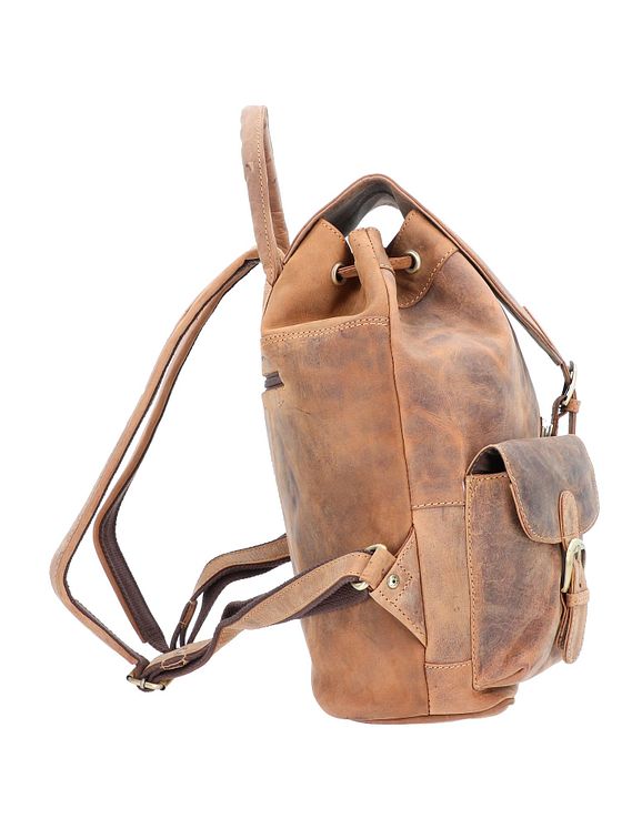 Greenburry Vintage rygsæk i læder 40 cm