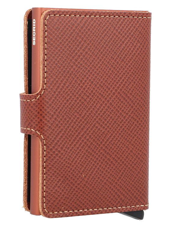 Secrid Mini peněženka Saffiano pouzdro na kreditní karty RFID kůže 6,5 cm