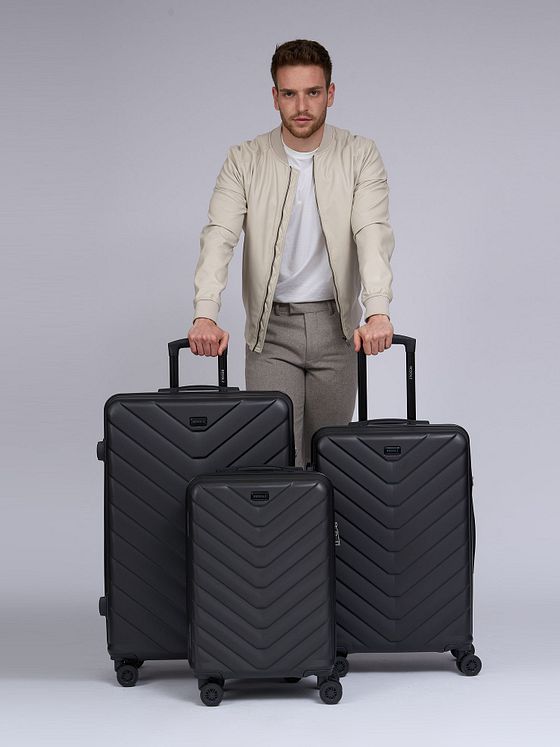 Redolz Essentials 07 3-SET 4 kolečka Sada kufrů 3-dílný