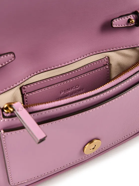 PINKO Love One Crossbody-väska Läder 20 cm PINKO Love One Crossbody-väska Läder 20 cm
