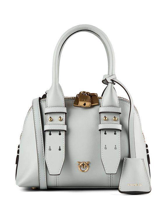 PINKO Bowling Bag Kabelka Kůže 21 cm