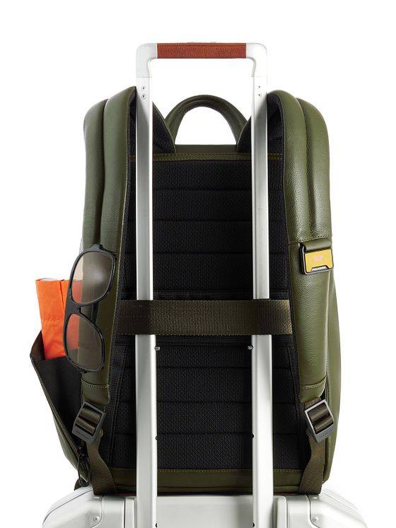 Piquadro Russell Forretningsrygsæk RFID-beskyttelse Læder 42 cm Laptoprum