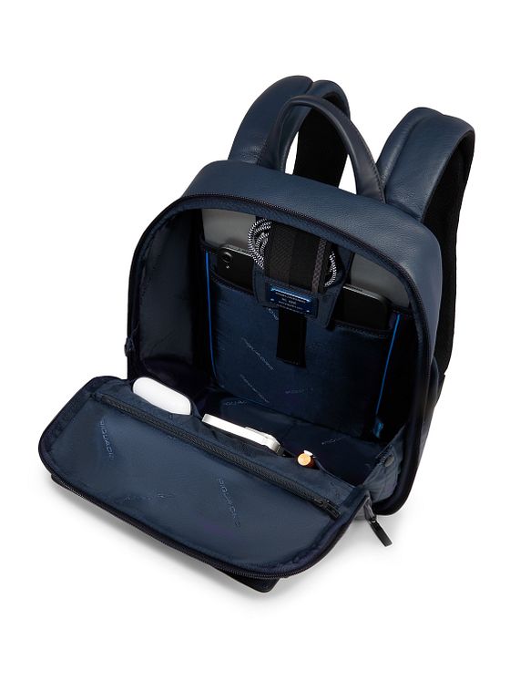 Piquadro Ael Daypack Læder 37 cm Laptoprum
