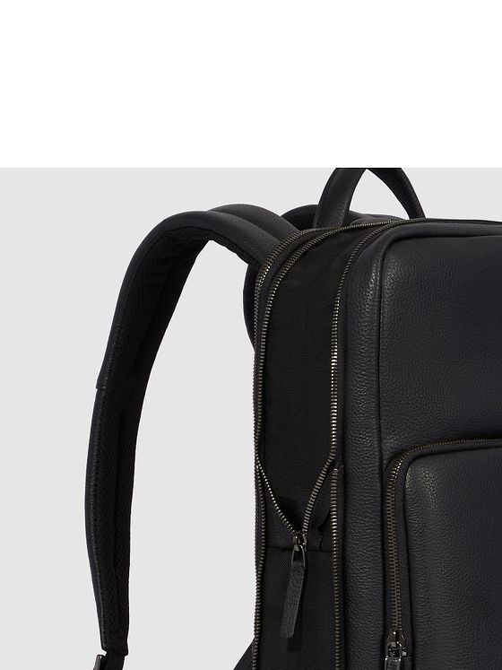 Piquadro Modus Batoh Kůže 37 cm Kapsa na notebook