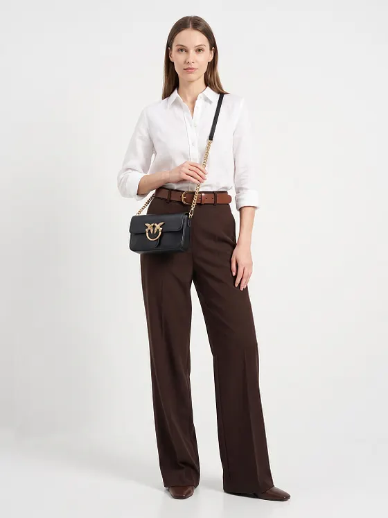 PINKO Love one Crossbody-väska Läder 23 cm PINKO Love one Crossbody-väska Läder 23 cm