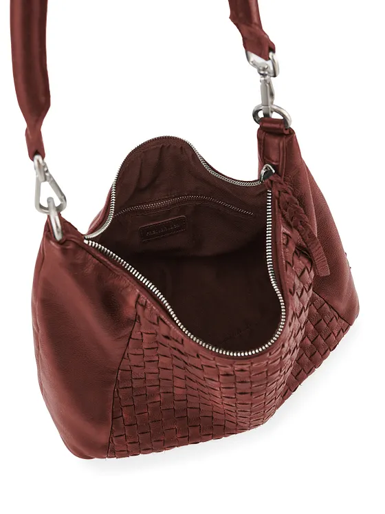 FredsBruder Calm Weave Bolsa de hombro Piel natural 38 cm FredsBruder Calm Weave Bolsa de hombro Piel natural 38 cm