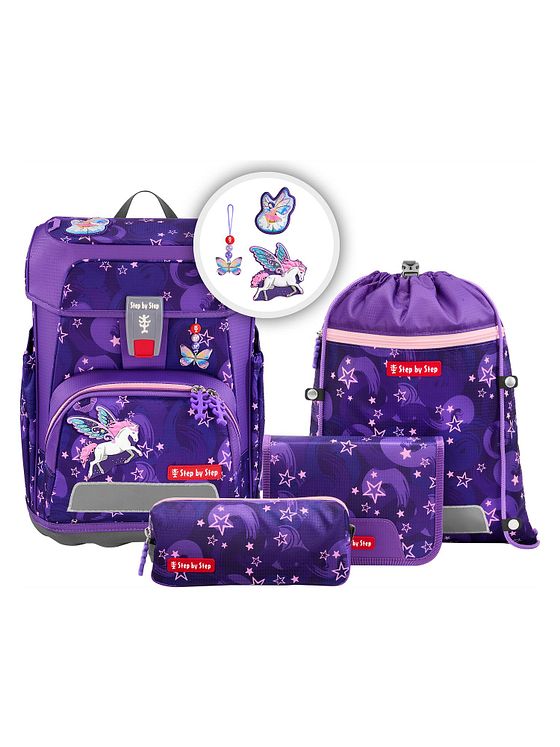 Step by Step Cloud Skoleransel-sæt 5-delt