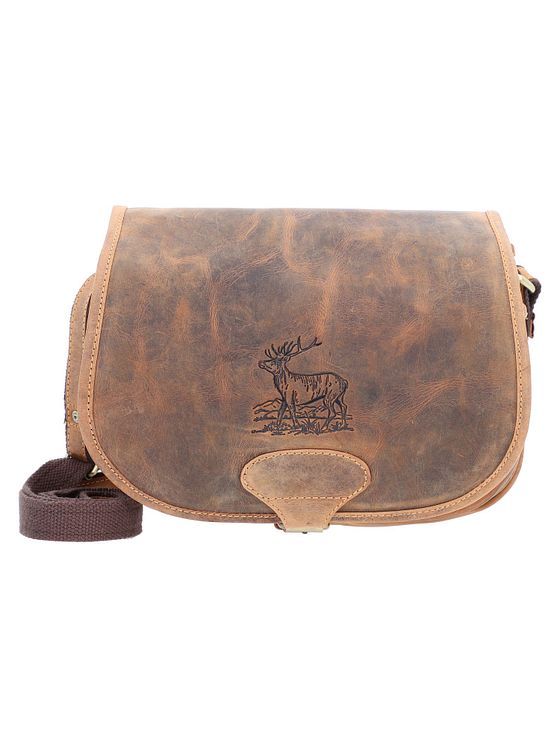 Greenburry Vintage jagttaske skuldertaske læder 30 cm Greenburry Vintage jagttaske skuldertaske læder 30 cm